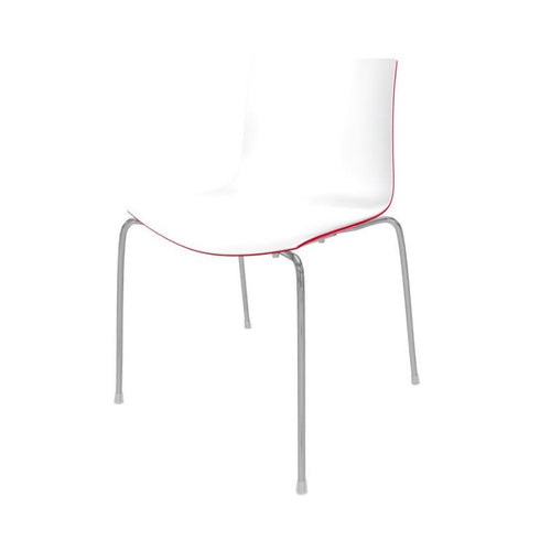 Catifa 46 0251 Chair Bicolored Frame Chrome